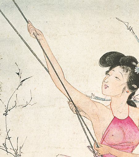 戚墅堰-胡也佛的仕女画和最知名的金瓶梅秘戏图